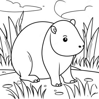 Kapibara Syo Ruohoa Varityskuva 90328-30369