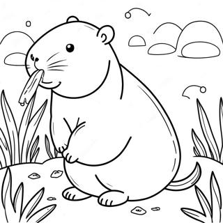 Kapibara Syo Ruohoa Varityskuva 90328-30370