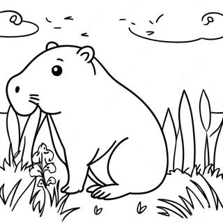 Kapibara Syo Ruohoa Varityskuva 90328-30371