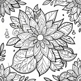 Syksyn Lehden Mandala Varityskuva 90430-30441