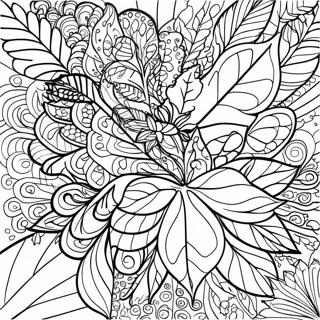Syksyn Lehden Mandala Varityskuva 90430-30444
