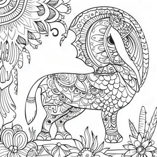 Monimutkainen Alebrije Muotoilu Varityskuva 91254-31155