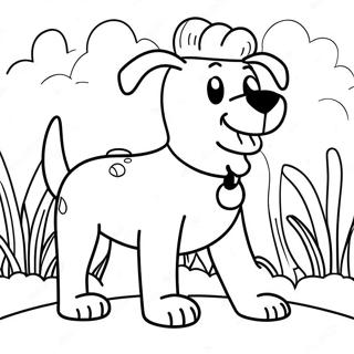 Koira Päivä Värityssivut