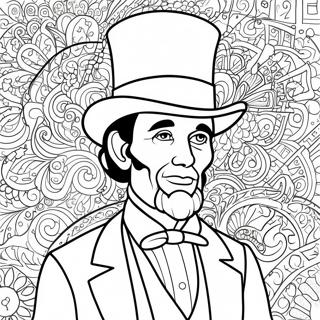 Abraham Lincoln Huopahatun Kanssa Varityskuva 92042-31766