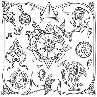 Lumoavat Tarot Symbolit Varityskuva 92121-31834