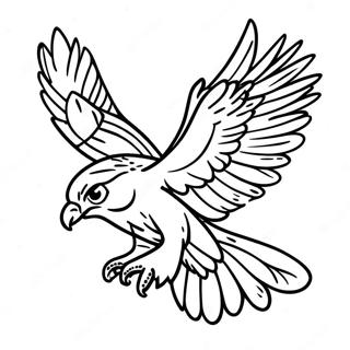 Majesteettinen Haukka Lennossa Varityskuva 92350-32005