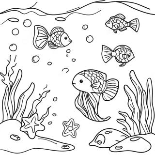 Luova Geelikyna Vedenalainen Maisema Varityskuva 93640-33017