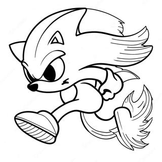 Hopeinen Sonic Juoksee Nopeasti Varityskuva 93947 33249