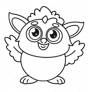 Iloinen Furby Tanssimassa Varityskuva 94101 33371