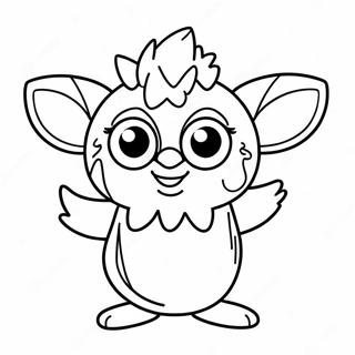 Iloinen Furby Tanssimassa Varityskuva 94101 33372