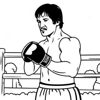 Rocky Balboa Harjoittelee Varittamissivu 94435 33838