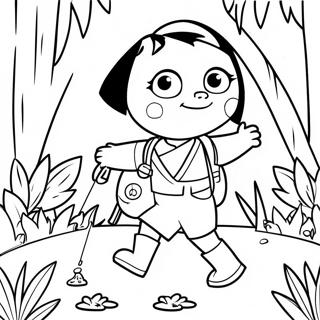 Dora Ja Boots Tutkimassa Viidakkoa Varityskuva 94642-33986