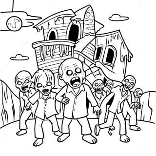 Zombit Kummitustalossa Varittamissivu 95109-34353