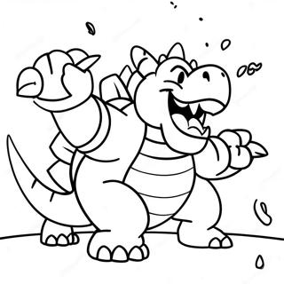 Jannittava Bowserin Taistelukohtaus Varitettava Sivu 95235-34451