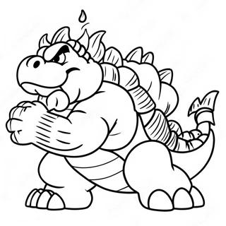 Jannittava Bowserin Taistelukohtaus Varitettava Sivu 95235-34452