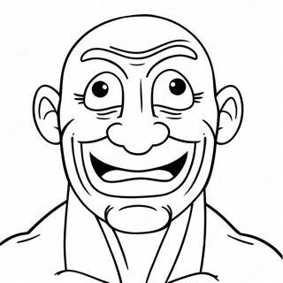 Lihasmiehen Hauska Naama Varityskuva 95667 34827