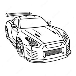 Nopea Gtr Kilpa Auto Varityskuva 95691-34837
