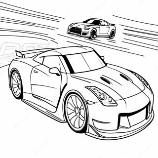 Nopea Gtr Kilpa Auto Varityskuva 95691-34838
