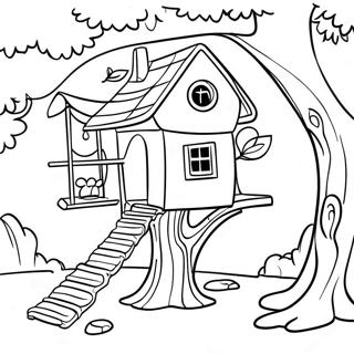 Kotoisa Puunhakkaaja Keinulla Varityskuva 96054-35129