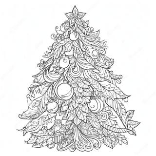 Monimutkainen Joulukuusi Varityskuva 96129-35180