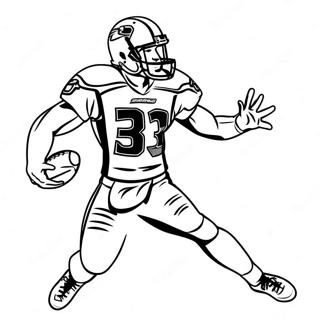 Seahawksin Pelaaja Toiminnassa Varityskuva 96491 35460