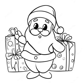 Anime Joulupukki Lahjojen Kanssa Varittamissivu 97829-36801