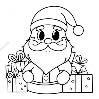 Anime Joulupukki Lahjojen Kanssa Varittamissivu 97829-36804