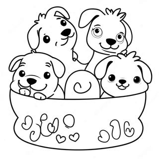 Leikkisat Pupstruction Pennut Varityskuva 97959-36903