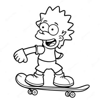 Hassu Bart Simpson Rullalaudalla Varityskuva 98473 37310