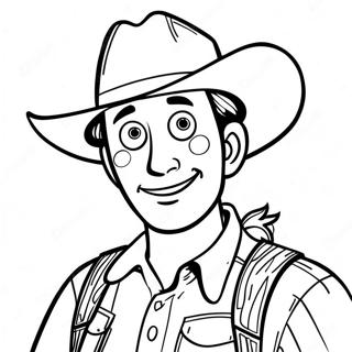 Woody Cowboy Hattunsa Kanssa Varityskuva 9864-58