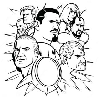 Wwe Superstarat Toiminnassa Varityskuva 98676-37460