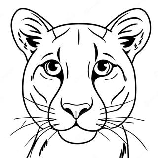 Realistinen Cougar Portraiitti Varityskuva 98884 37630