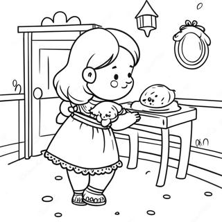 Uteliasta Kultakutria Tutkimassa Taloa Varityskuva 99575-38164